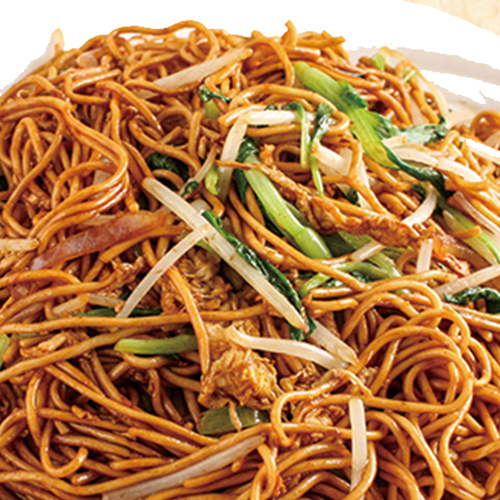 Spaghetti cinesi di grano saltati con verdure miste