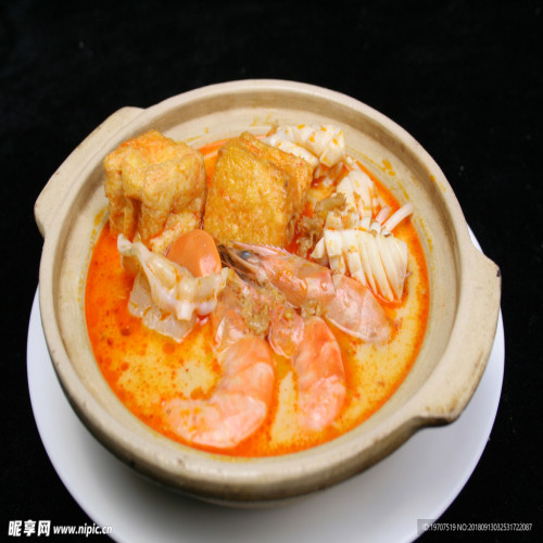 Zuppa di Tofu e frutti di mare